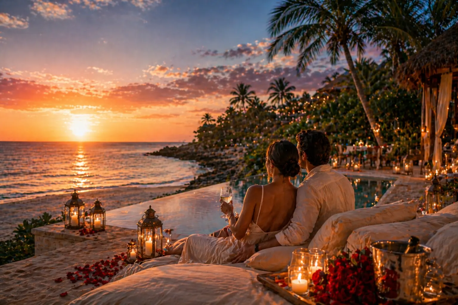 Honeymoon in Playa del Carmen — romantic luxury experience, private yacht, beach clubs and concierge coordination